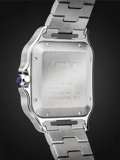 Cartier Santos Automatic Medium Stainless Steel Interchangeable Watch, Ref. WSSA0029 - Men | Thumbnail 4 Cartier Santos Automatic Medium Stainless Steel Interchangeable Watch, Ref. WSSA0029 - Men | Thumbnail 4