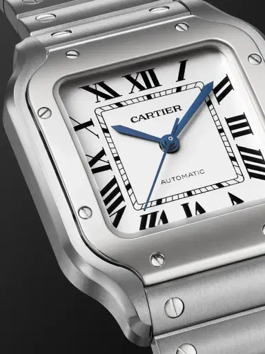 Cartier Santos Automatic Medium Stainless Steel Interchangeable Watch, Ref. WSSA0029 - Men | Thumbnail 5 Cartier Santos Automatic Medium Stainless Steel Interchangeable Watch, Ref. WSSA0029 - Men | Thumbnail 5