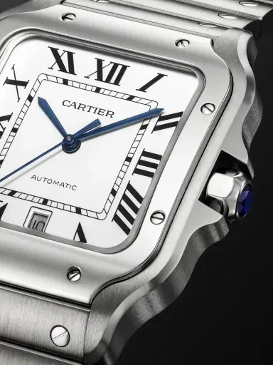 Cartier Santos Large Automatic Interchangeable Stainless Steel Watch, Ref. WSSA0018 - Men | Thumbnail 5 Cartier Santos Large Automatic Interchangeable Stainless Steel Watch, Ref. WSSA0018 - Men | Thumbnail 5
