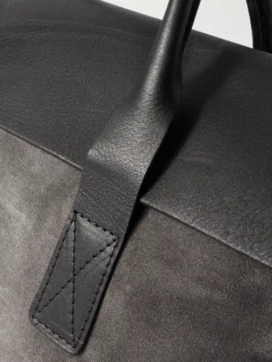 Bennett Winch Suede and Leather Briefcase - Men | Thumbnail 4 Bennett Winch Suede and Leather Briefcase - Men | Thumbnail 4
