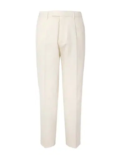 Zegna Straight-Leg Cotton and Wool-Blend Trousers - Men | Thumbnail 1