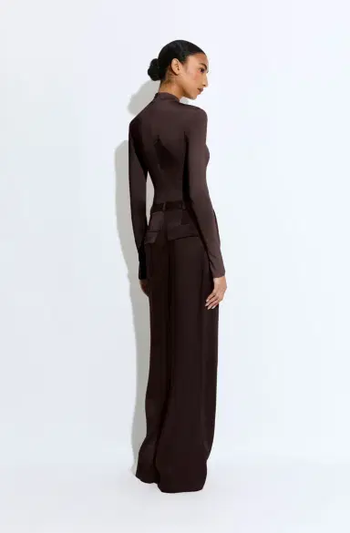 Lapointe Satin Relaxed Pleated Pant | Thumbnail 2 Lapointe Satin Relaxed Pleated Pant | Thumbnail 2