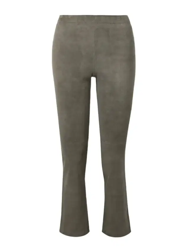 Jp Twenty Cropped Suede Flared Leggings