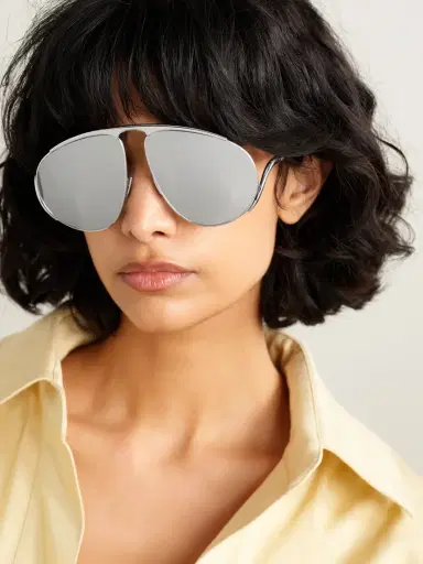 Loewe Aviator-style Silver-tone Sunglasses | Thumbnail 2 Loewe Aviator-style Silver-tone Sunglasses | Thumbnail 2