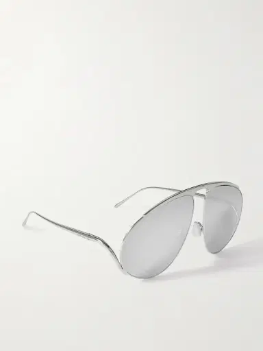 Loewe Aviator-style Silver-tone Sunglasses | Thumbnail 3 Loewe Aviator-style Silver-tone Sunglasses | Thumbnail 3