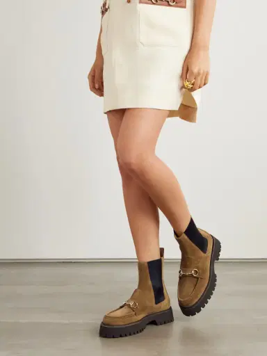 Gucci Horsebit-detailed Suede Chelsea Boots | Thumbnail 2 Gucci Horsebit-detailed Suede Chelsea Boots | Thumbnail 2