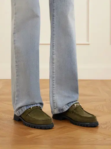 Gucci Sylke Horsebit-detailed Suede Ankle Boots | Thumbnail 2 Gucci Sylke Horsebit-detailed Suede Ankle Boots | Thumbnail 2