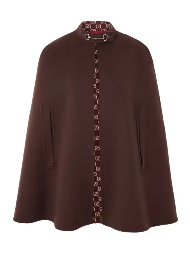 Embellished Wool And Silk-blend Cape