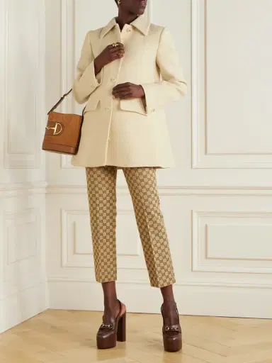Gucci Wool-blend Tweed Coat | Thumbnail 2
