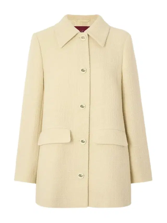 Wool-blend Tweed Coat