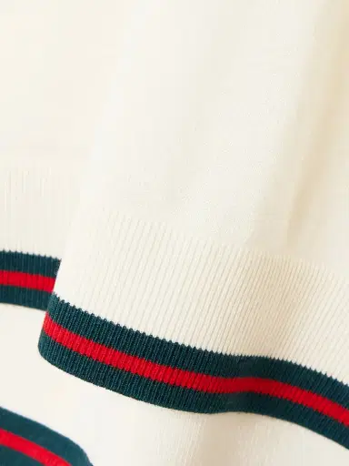 Gucci Striped Cashmere And Silk-blend Top | Thumbnail 4 Gucci Striped Cashmere And Silk-blend Top | Thumbnail 4