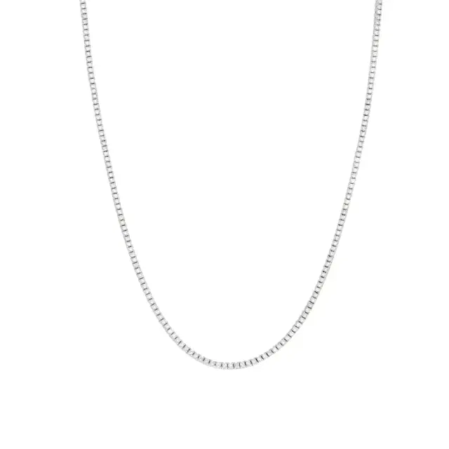 Ina Mar 18K White Gold 3.20ct.twd. Diamond Tennis Necklace by The Solist