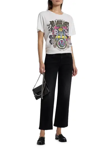Mother Women's The Rambler Mid-Rise Zip Flood Jeans | Thumbnail 2 Mother Women's The Rambler Mid-Rise Zip Flood Jeans | Thumbnail 2