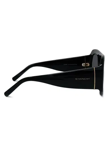 Givenchy Women's Bold 53MM Round Sunglasses - Shiny Black Smoke | Thumbnail 7 Givenchy Women's Bold 53MM Round Sunglasses - Shiny Black Smoke | Thumbnail 7