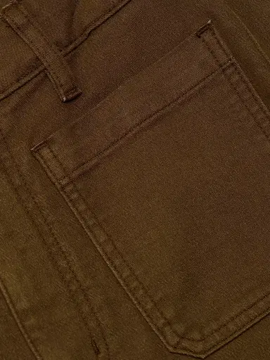 Frame Women's The Refined High-Rise Wide Flared Jeans - Tree Moss - Size 23 | Thumbnail 7