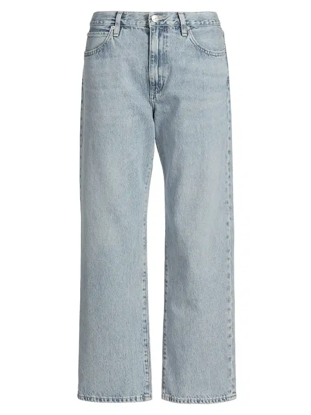 FRAME Women's The Hang Cropped Jeans - Air