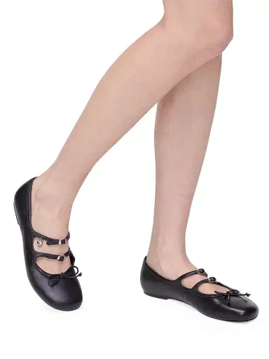 Marc Jacobs Women's The Kiki Bow-Detail Leather Ballerina Flats - Black - Size 6 | Thumbnail 5 Marc Jacobs Women's The Kiki Bow-Detail Leather Ballerina Flats - Black - Size 6 | Thumbnail 5
