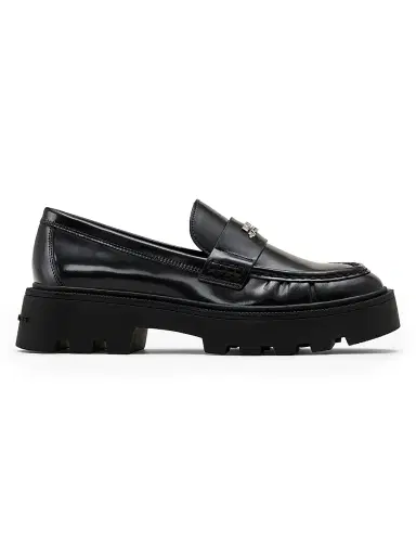 Marc Jacobs Women's The Frankie 45MM Leather Loafers - Black - Size 9 | Thumbnail 1