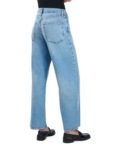 rag & bone Women's Cam Low-Rise Straight-Leg Jeans - Lulow | Thumbnail 5