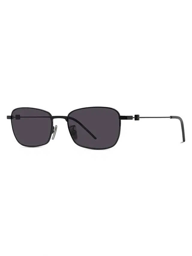 Givenchy Men's GV Speed 53MM Geometric Sunglasses - Shiny Black And Smoke
