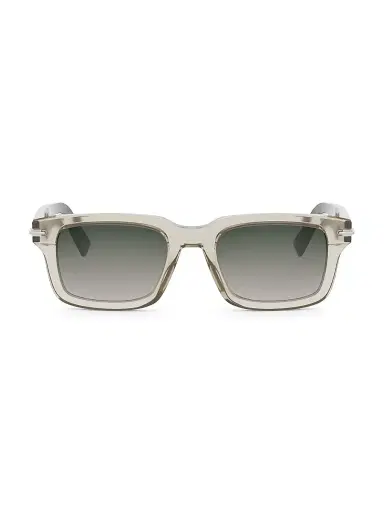 Dior Men's DiorBlackSuit S16I Rectangular Sunglasses - Beige And Gradient Green | Thumbnail 2