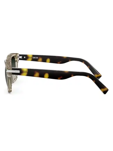 Dior Men's DiorBlackSuit S16I Rectangular Sunglasses - Beige And Gradient Green | Thumbnail 3