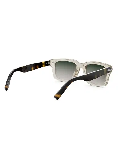 Dior Men's DiorBlackSuit S16I Rectangular Sunglasses - Beige And Gradient Green | Thumbnail 6