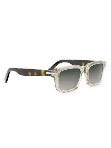 Dior Men's DiorBlackSuit S16I Rectangular Sunglasses - Beige And Gradient Green | Thumbnail 8