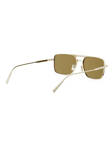Dior Men's Diorblacksuit S17U 56MM Rectangular Sunglasses - Gold And Brown | Thumbnail 6