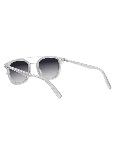 Dior Men's Diorblacksuit S14I 49MM Square Sunglasses - Grey And Gradient Smoke | Thumbnail 4