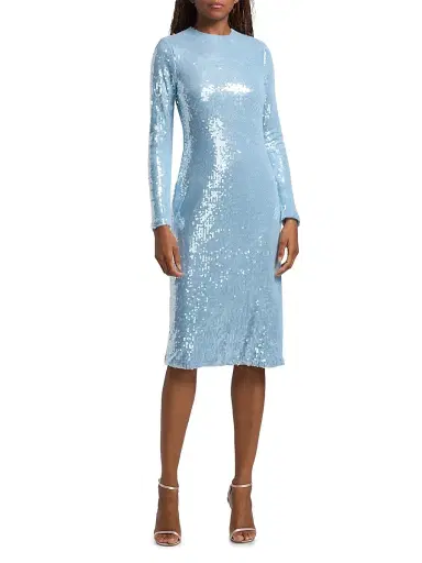 PRABAL GURUNG Women's Sequined Sheath Cocktail Dress | Thumbnail 3