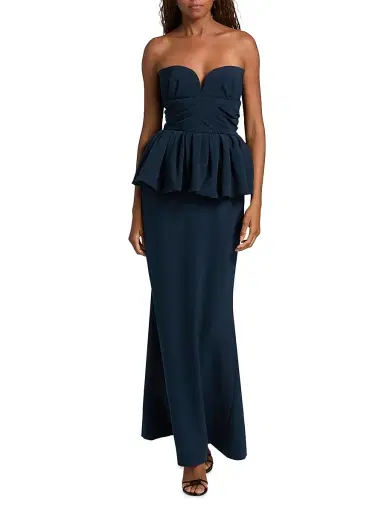 Atelier Prabal Gurung Women's Luna Strapless Peplum Gown | Thumbnail 2 Atelier Prabal Gurung Women's Luna Strapless Peplum Gown | Thumbnail 2