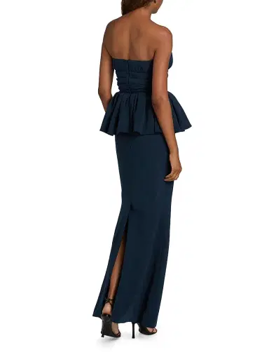 Atelier Prabal Gurung Women's Luna Strapless Peplum Gown | Thumbnail 5 Atelier Prabal Gurung Women's Luna Strapless Peplum Gown | Thumbnail 5