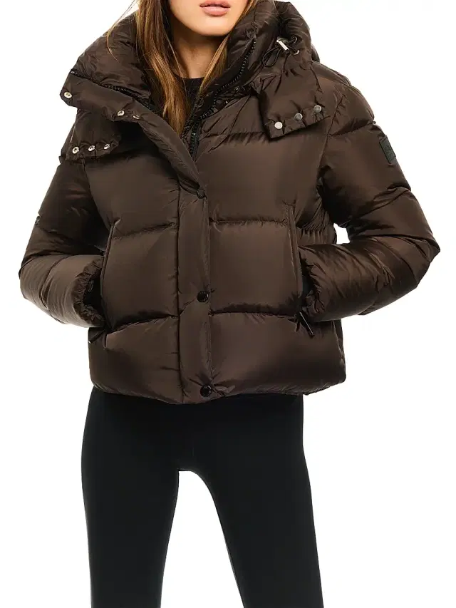 Sam. Women's Jordy Short Down Puffer Coat - Cocoa