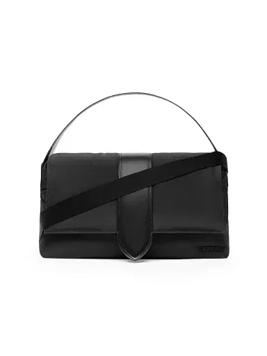 Jacquemus Men's Le Messenger Bambino Nylon Bag - Black | Thumbnail 1