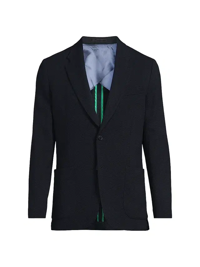 Paul Smith Men's Tribute to Photography Wool Birdseye Jacket - Dark Navy