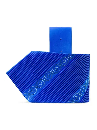Stefano Ricci Men's Pleated Tie | Thumbnail 1 Stefano Ricci Men's Pleated Tie | Thumbnail 1