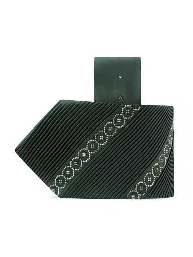 Stefano Ricci Men's Pleated Tie | Thumbnail 1