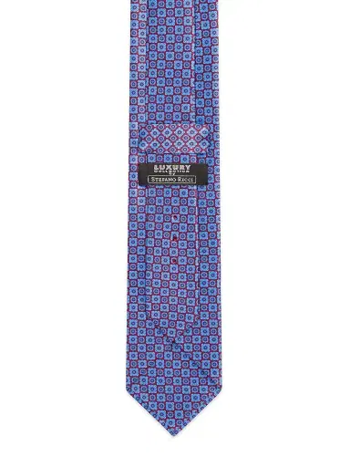 Stefano Ricci Men's Luxury Tie - Dark Blue And Dark Red | Thumbnail 3 Stefano Ricci Men's Luxury Tie - Dark Blue And Dark Red | Thumbnail 3
