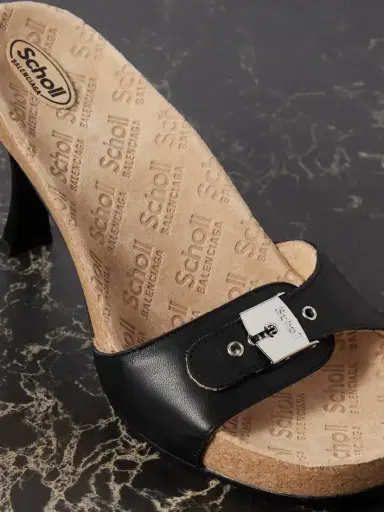 Balenciaga + Scholl Embellished Leather Mules | Thumbnail 4 Balenciaga + Scholl Embellished Leather Mules | Thumbnail 4
