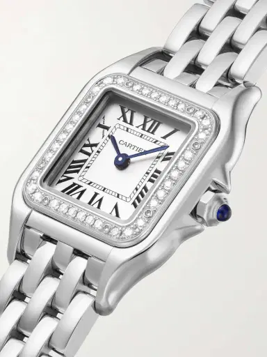 Cartier Panthère De Small Stainless Steel Diamond Watch | Thumbnail 3 Cartier Panthère De Small Stainless Steel Diamond Watch | Thumbnail 3