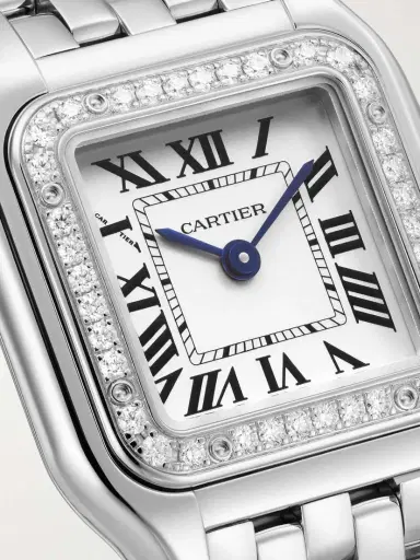 Cartier Panthère De Small Stainless Steel Diamond Watch | Thumbnail 5 Cartier Panthère De Small Stainless Steel Diamond Watch | Thumbnail 5