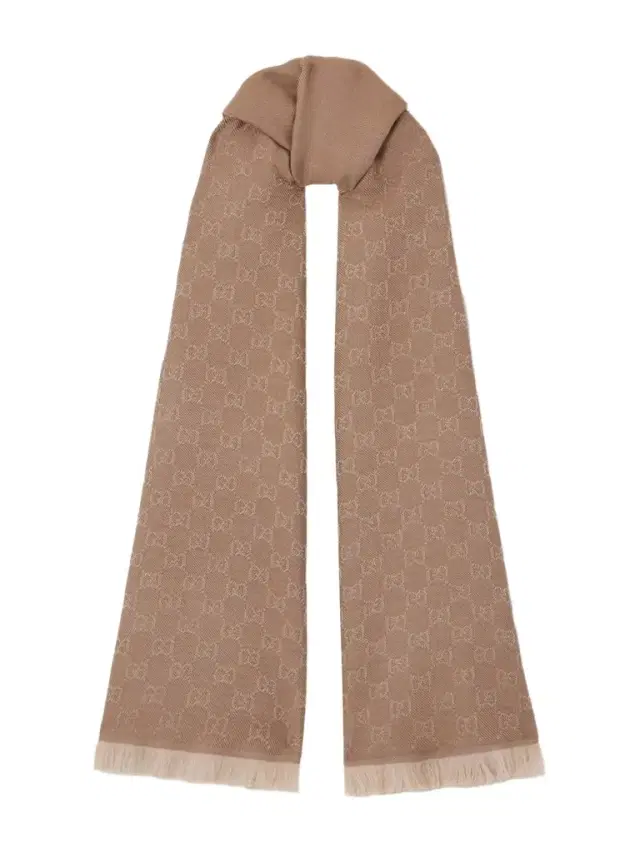 Frayed Wool-jacquard Scarf