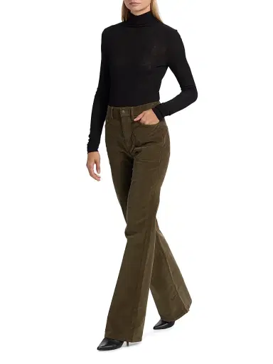 Veronica Beard Women's Crosbie High-Rise Wide-Leg Jeans | Thumbnail 2