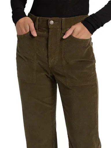 Veronica Beard Women's Crosbie High-Rise Wide-Leg Jeans | Thumbnail 6