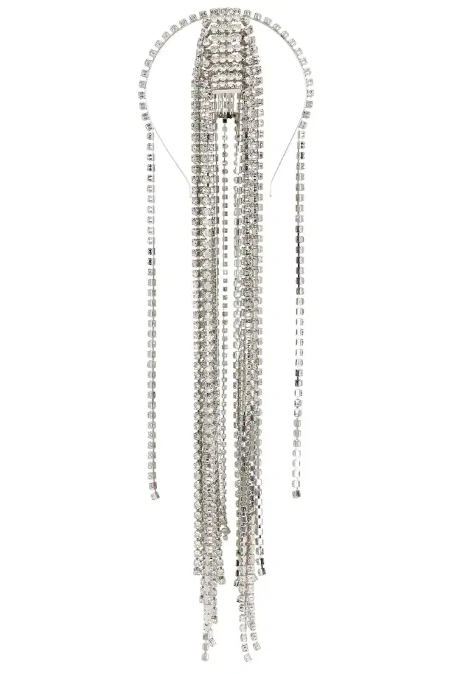 AREA Crystal Fringe Headband