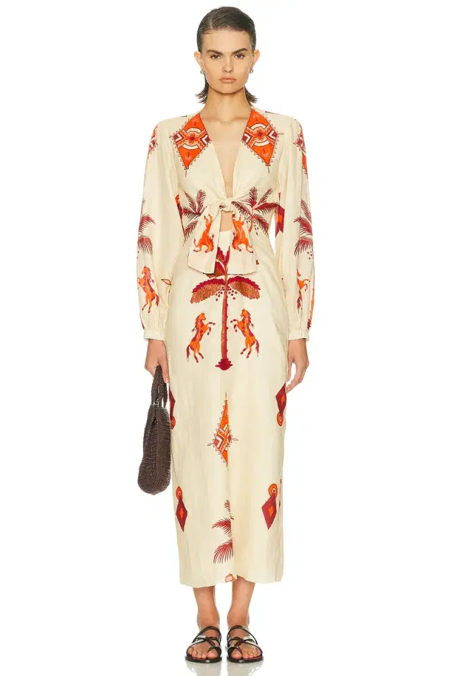 Johanna Ortiz Across Paradise Ankle Dress