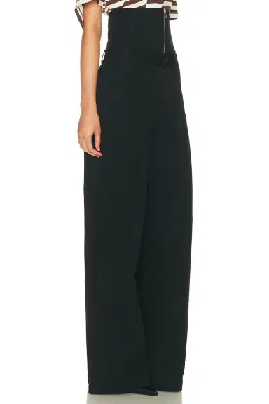 Monse Corseted Wide Leg Trouser | Thumbnail 2