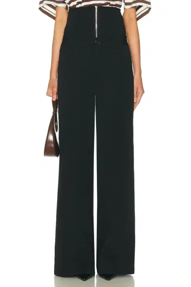 Monse Corseted Wide Leg Trouser | Thumbnail 1