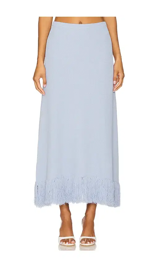 Clarissa Fringe Knit Skirt